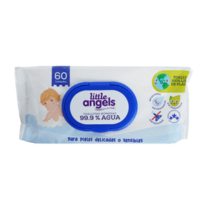 Toallas Húmedas 99.9% Agua Little Angels