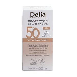 Protector Solar Facial Color Delia 50 Ml